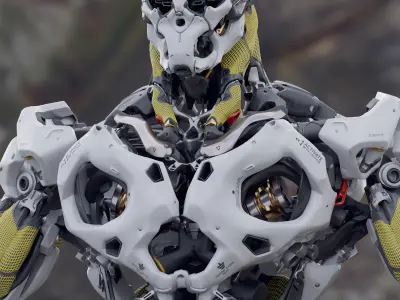 Sci-fi Robot 3D model