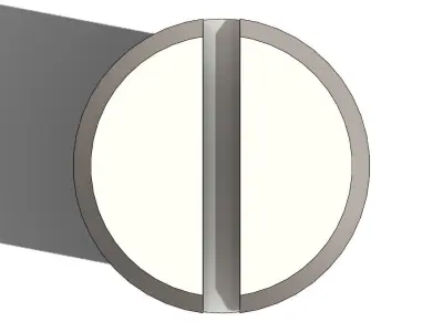 Posicionador Esfera Screw Center Positioner Ball GN615 M8 K KN 3D model