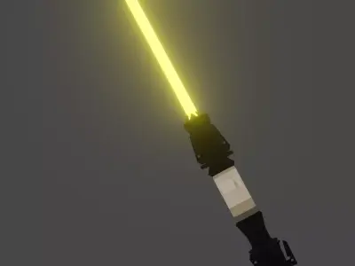 Star Wars Lightsaber--Rey Free 3D model