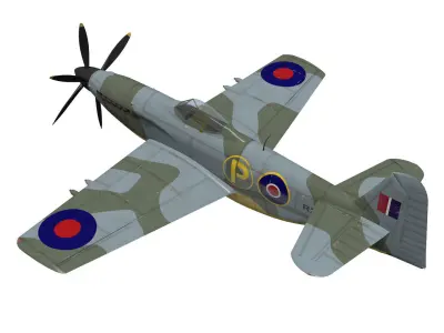 martin baker mb5 3D model