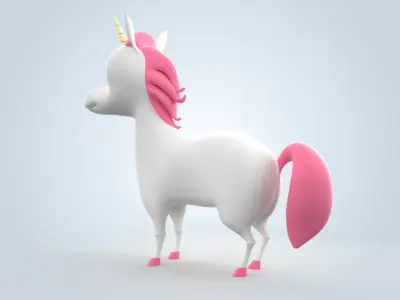 Unicorn 3D model