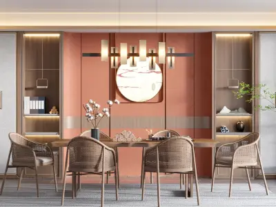 Chinese Restaurant New 3D model