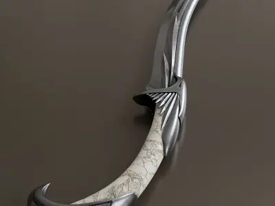 Fantasy Melee Weapon A2 Low-poly 3D model