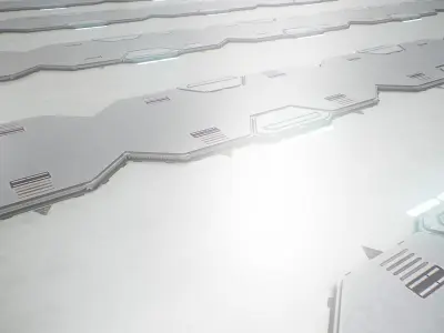 PBR Sci-Fi Texture Pack 11 Low-poly 3D model