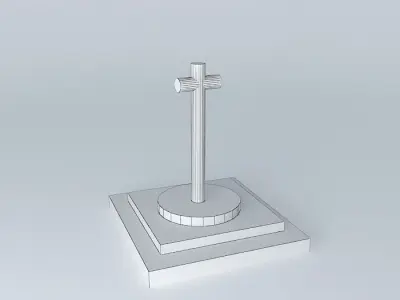 The cross of Christ Free 3D model