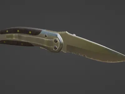 Small Pocket Knife Free 3D model