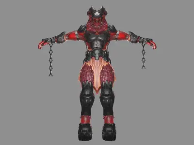Baphomet character 3D model