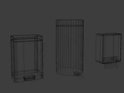 WC Stuffs Free low-poly 3D model