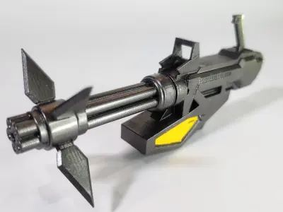 Amazing Kampfer Machine Gun kit 3D print model
