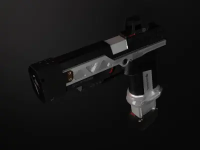 RE-45 Pistol Apex Legends Low-poly 3D model