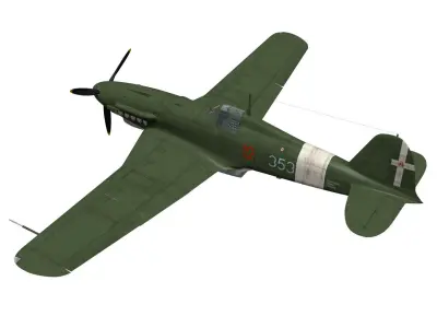 Fiat G55 Centauro  Serie0 3D model