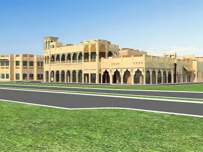 03-Maktoum souk 3D model