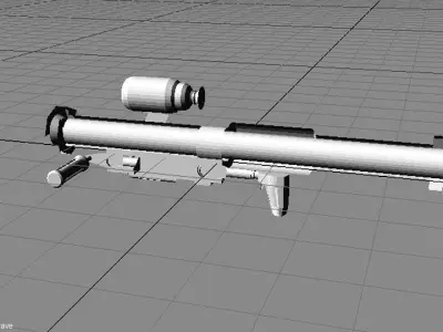 Rocket Launcher - Shoulder-fired - Panzerfaust 3D model