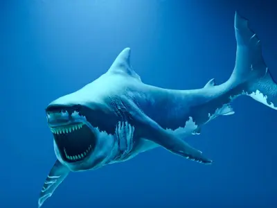 Great White Shark - 3D Model 3D model