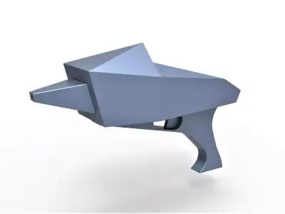 Big Alien Vaporizer pistol from The Invaders 1967 TV series 3D model