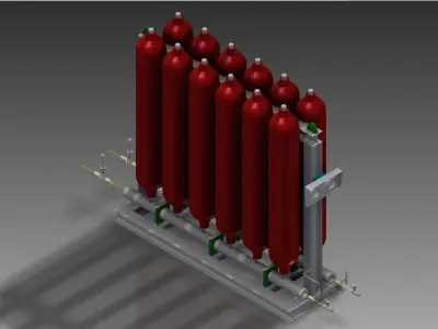Accumulator Skid Free 3D model