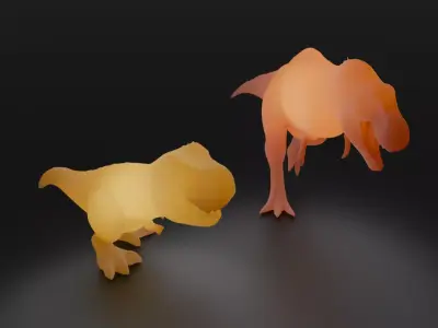 Indirect Lighting for Tyrannosaurus 3D model