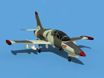 Aero Vodochody L-39C Albatross China 3D model