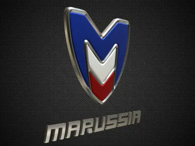 marussia logo 3D model