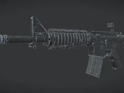 Weapons Pack in 4K PBR Textures 3D model