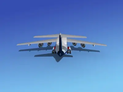 BAe 146-100 Corporate 3 3D model