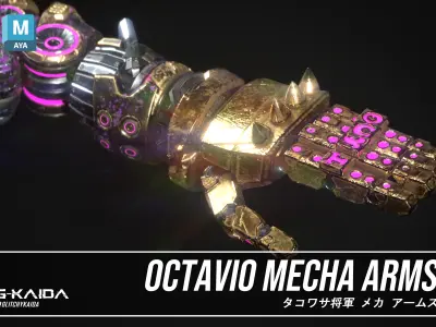 Prop - Octavio Mecha Arms 3D model