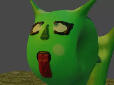 green monster 3D model