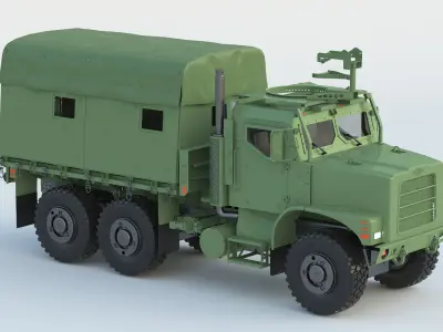 MTVR MK23 Standard Military Truck 3D model