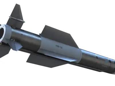 RVV-BD Aircraft Guided Air-to-Air Missile - R-37 3D model