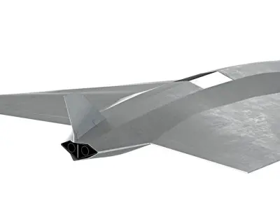 Hadid-110 kamikaze Dalahu metal drone 3D model
