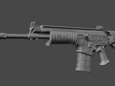 IWI Galil ACE Rifle NATO 3D model