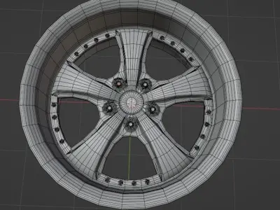 WORK VS-KF Low-poly 3D model
