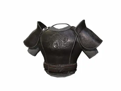 Medieval Armor - PBR Low-poly 3D model