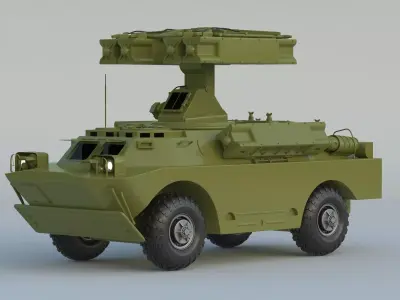 9K31 Strela-1 SA-9 Gaskin 3D model