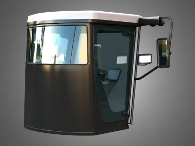 AGRIO Sprayer Dino3 2024 Cabin 3D model