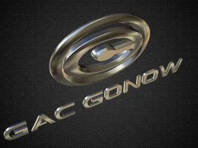 gac gonow logo 3D model