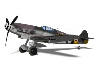 Messerschmitt Bf 109 G10 3D model