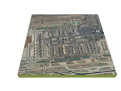 Los Angeles International Airport Terminal - High Resolution 3D model
