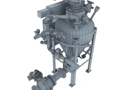 Densphase GA pump Low-poly 3D model