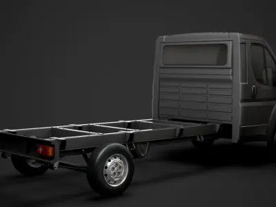 Citroen Relay Chassis Truck Single Cab 4035WB 2014 3D model
