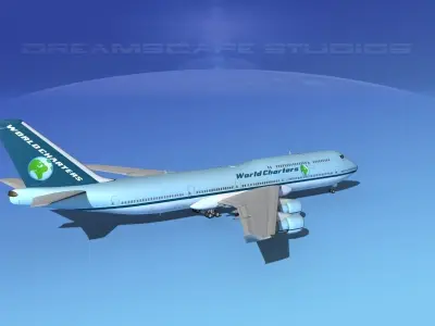 Boeing 747-8I World Charters 3D model