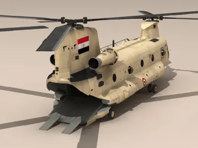 CH-47 EAF 3D model