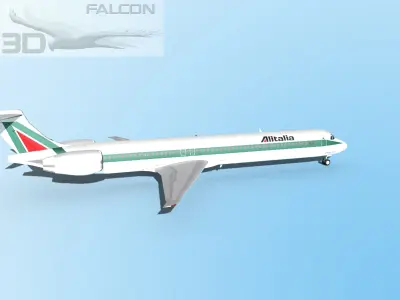 Falcon3D MD-80 Alitalia 3D model