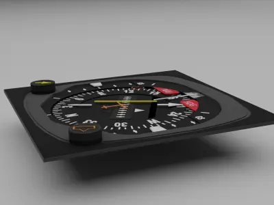 Horizontal Situation Indicator 3D model