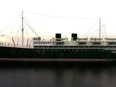 ship Armenia Low-poly 3D model