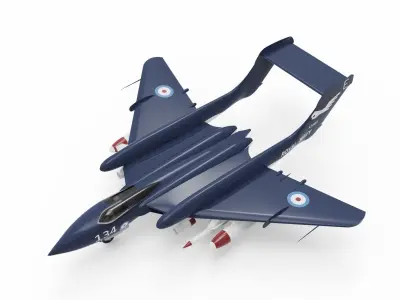DH 110 Sea Vixen 3D model