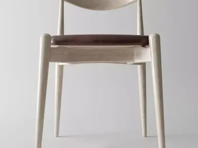 Hans Wegner Elbow chair Free 3D model