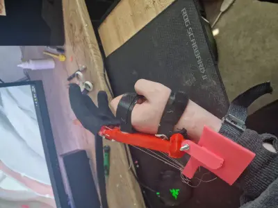 Wrist powered low cost prosthetic Free 3D print model