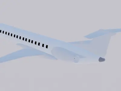 Embraer ERJ-145 3D model