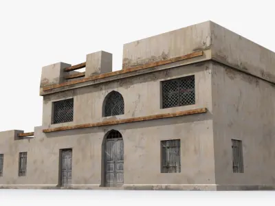 Arab 26 Low-poly 3D model